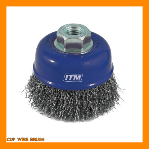 CUP WIRE BRUSH - CRIMP