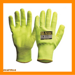 PRO SAFETY - ARAX GOLD HI VIS CUT SAFE GLOVES