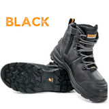 BISON - XT ZIP SIDE LACE UP SAFETY BOOT