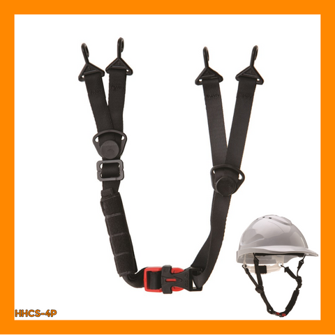 PRO SAFETY - HARD HAT CHIN STRAP 4 POINT