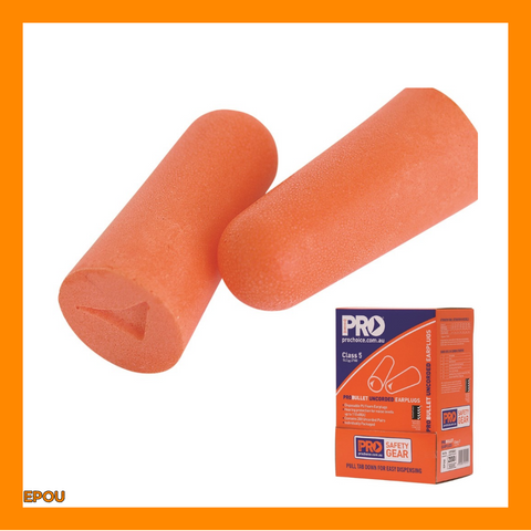 PROBULLET - DISPOSABLE UNCORDED EARPLUGS (200 PACK)