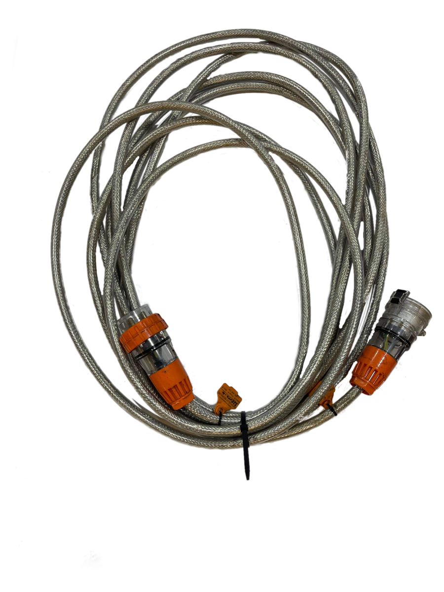 32 AMP 4& 5 Pin 415volt 15M Braided EXTENSION LEAD HVWH